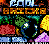 Cool Bricks title screen for GameBoy Color